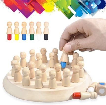 Les Jeux Montessori Montessori Chess Set for Kids Learning