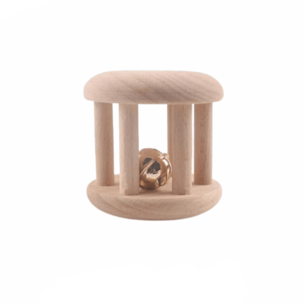 Montessori Premium Wooden Rattle – Sensory Toy For Toddlers