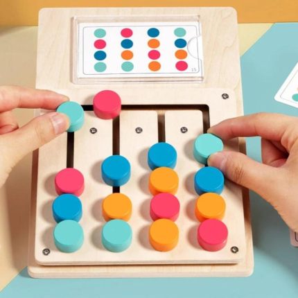 Les Jeux Montessori Wooden Board Game Logic Development