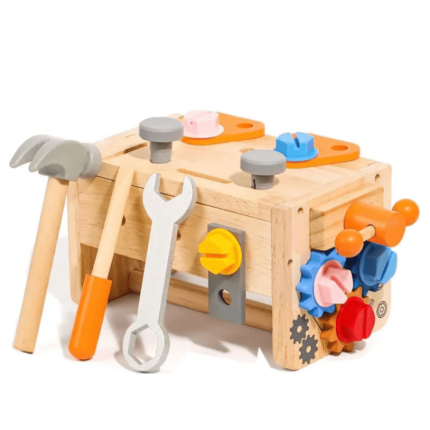Les Jeux Montessori Wooden Tool Set Creative For Children