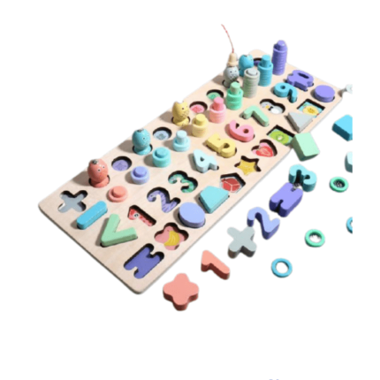 Les Jeux Montessori Wood 18x22 Cm Puzzle