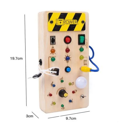 LesJeux Montessori Interactive LED Activity Board for Kids